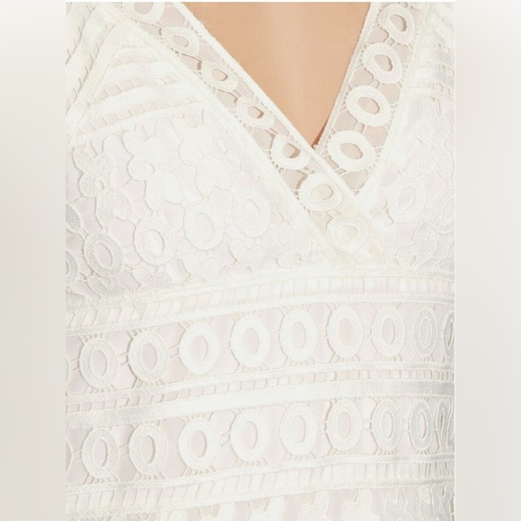 DVF TIANA SLEEVELESS LACE FLOUNCE DRESS Diana Von Furstenberg - Picture 8 of 16